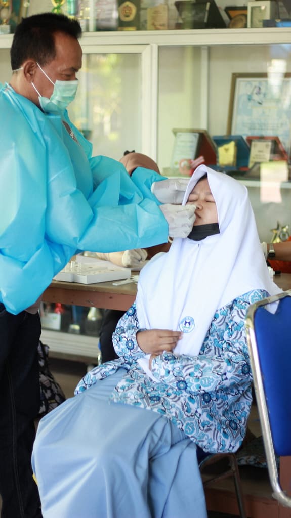 Screening Covid-19 di Al Muslim